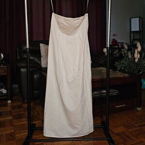 NWT Future Collective white strapless dress size 10